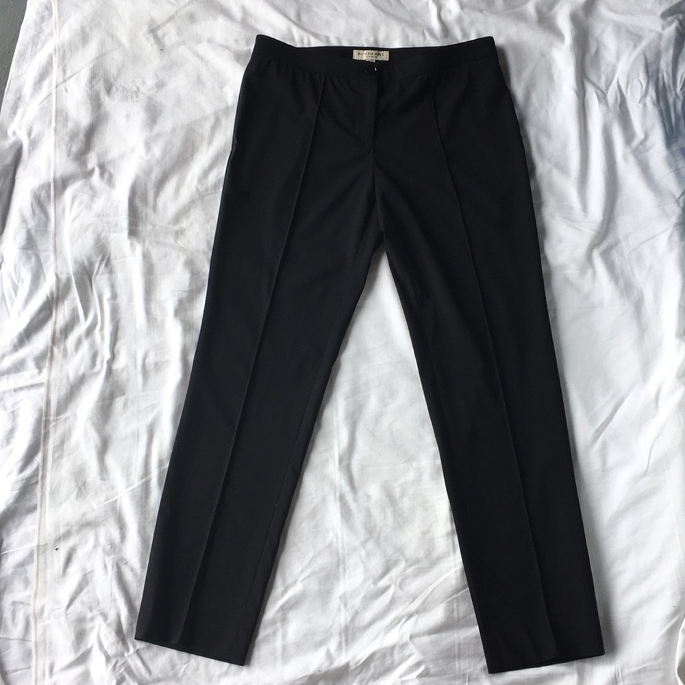 Burberry black light wool pants Sz US 6